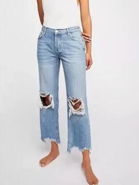 Free people we the free, Maggie Mid rise straight leg Women’s Jeans size 28
